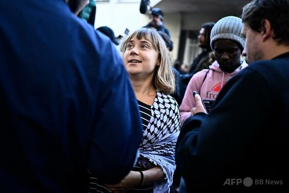 グレタさん、仏高校デモに参加 教育環境の改善求める