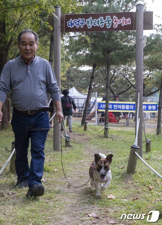 大田に2019年オープンした愛犬遊び場（地元提供）(c)news1