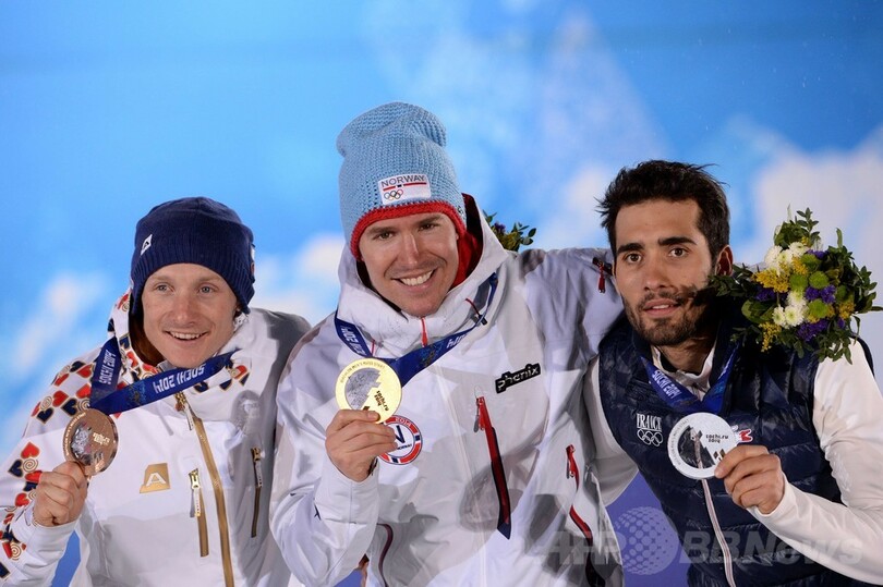 スベンセンが写真判定でバイアスロン男子15キロ制す、ソチ五輪