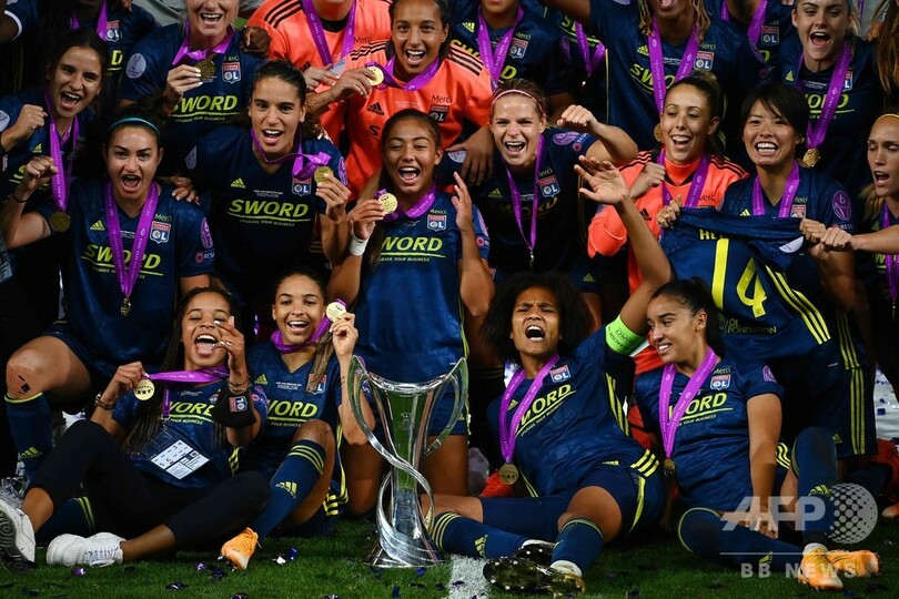 リヨンが女子欧州CL5連覇、熊谷が強烈ミドルで決勝点