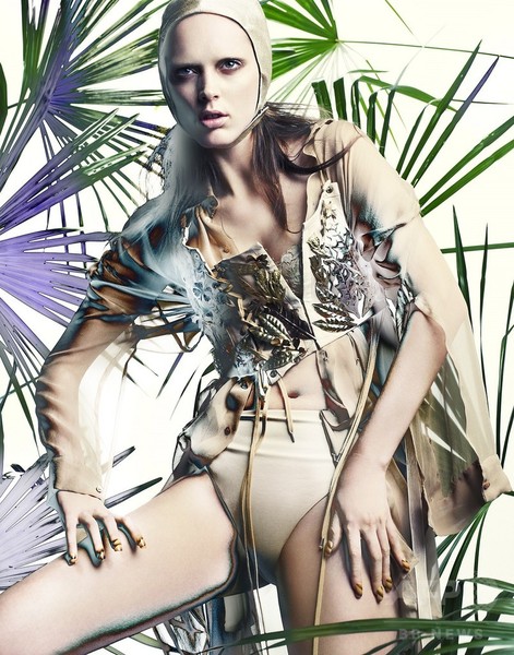 計良×勅使河原、花を題材にしたヘアメイク写真展を開催