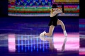 ソチ冬季五輪、フィギュアスケート・エキシビションの演技に臨むグレイシー・ゴールド（Gracie Gold、2014年2月22日撮影）。(c)AFP/JOHN MACDOUGALL