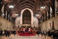 ロンドンにある英国会議事堂のウェストミンスターホールで行われたエリザベス女王のひつぎの公開安置の様子（2022年9月16日撮影）。(c)Daniel LEAL / POOL / AFP