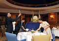ムンバイ（Mumbai）で、営業再開を目前に控えたタージマハル・ホテル（Taj Mahal Hotel）のレストラン（2008年12月20日撮影）。(c)AFP/TAJ MAHAL HOTEL