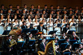 交響曲「空海」初演の様子（2023年8月1日撮影）。(c)Xinhua News