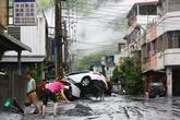 台風で14人死亡、124人行方不明 台湾
