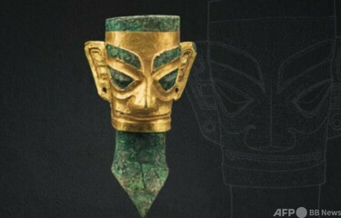 中国 青銅器 三星堆 長江文明 動物頭部 四川省 蜀 発掘 出土 骨董 古美術 中国 青銅器 三星堆 長江文明 動物頭部 四川省 蜀 発掘 出土