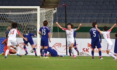 サッカー女子日本、北朝鮮に敗れ連覇ならず アジア大会