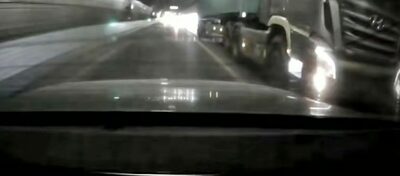 トンネル内で10回以上追突して逃走…韓国・大型トラックの悪質運転に怒りの声