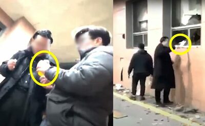 ソウル西部地裁に油をまき放火未遂…乱入前に合図送った「ツーブロック男」逮捕