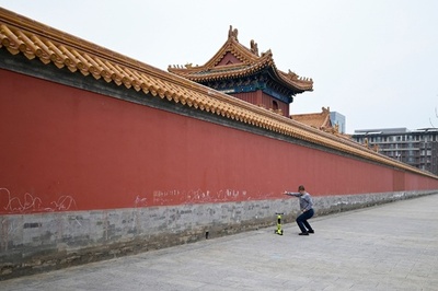 【今日の1枚】赤壁に挑む、自己鍛練のエクササイズ