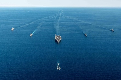 海自、米韓海軍と日本海で対潜戦訓練