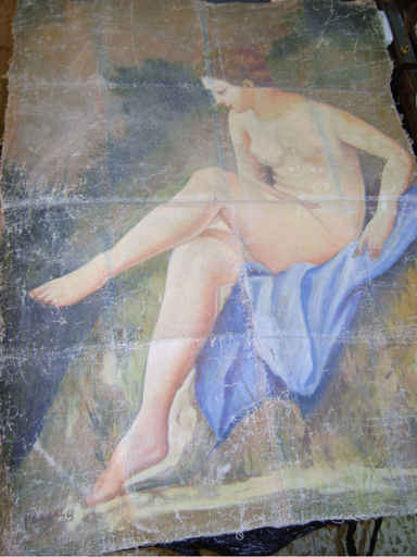 イラクで見つかった絵画はピカソの作品にあらず、美術館関係者