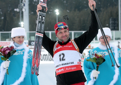 トマシュ・シコラ 第8戦男子15キロメートル・マススタートで優勝
