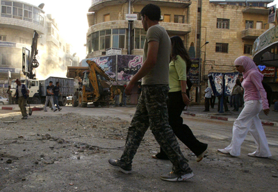 ラマラにイスラエル軍が侵入 - パレスチナ自治区