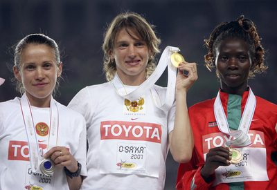 ボルコワ 女子3000メートル障害で優勝を飾る