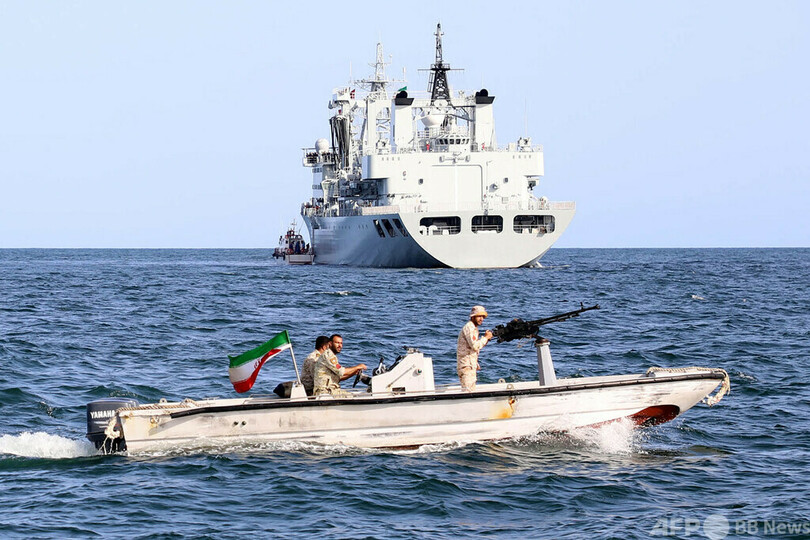 中ロとイラン、海上合同軍事演習 オマーン湾で