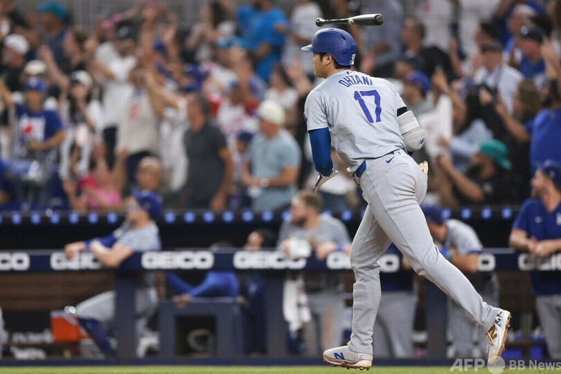 大谷が48号2ラン MLB通算219本塁打でアジア人最多に