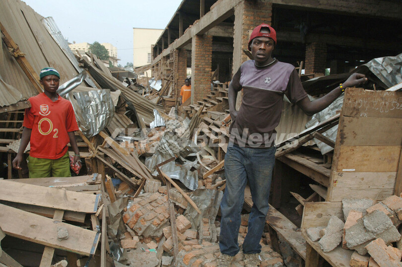 コンゴとルワンダ国境付近で地震、少なくとも40人死亡