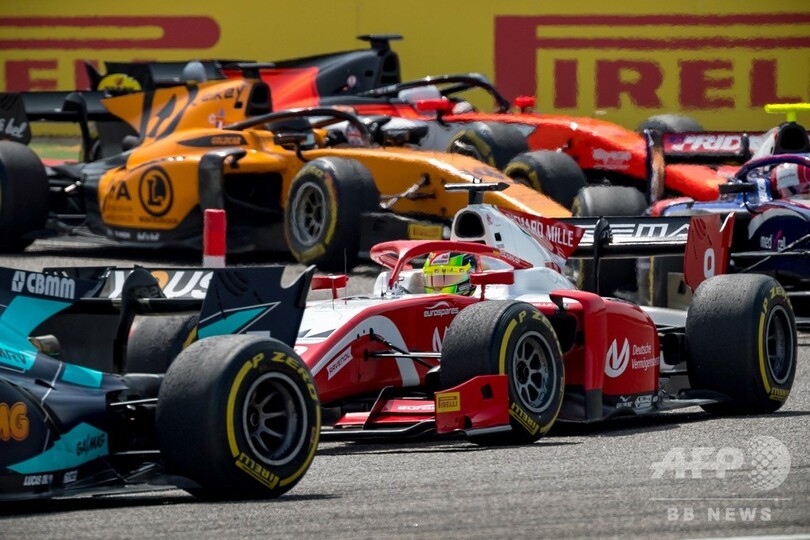 ミック・シューマッハ、F2デビュー戦は8位でフィニッシュ