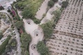 ペルー南部の砂漠地帯にあるナスカ時代の送水路（2023年5月17日撮影）。(c)Ernesto BENAVIDES / AFP