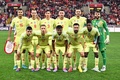 サッカーUEFAネーションズリーグ、リーグA・グループ4、スイス対スペイン。試合前の写真撮影に臨むスペインの選手（2024年9月8日撮影）。(c)Fabrice COFFRINI / AFP