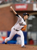 第3回ワールド・ベースボール・クラシック（2013 World Baseball Classic、WBC）は17日、米カリフォルニア（California）州サンフランシスコ（San Francisco）で準決勝が行われ、日本は1-3でプエルトリコに敗れた。

先発登板する日本の前田健太（Kenta Maeda、2013年3月17日撮影）。(c)AFP/Getty Images/Ezra Shaw