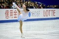 18-19フィギュアスケートグランプリ（GP）シリーズ第4戦、NHK杯。女子シングル・ショートプログラム（SP）の演技に臨む林恩讐（2018年11月9日撮影）。(c)Martin BUREAU / AFP