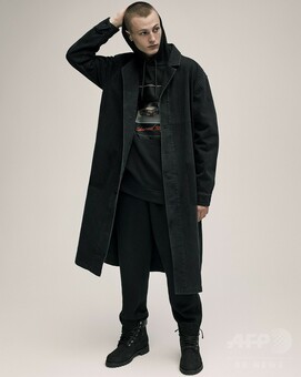 アレキサンダーワン 16−17AW 比翼コート グレー サイズ44*XC802