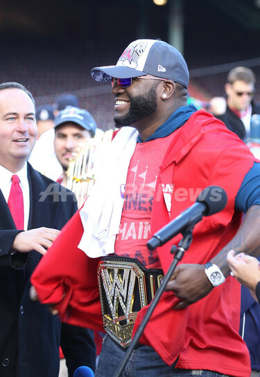 レッドソックスの「ひげボール」が競売に 写真1枚 国際ニュース：AFPBB