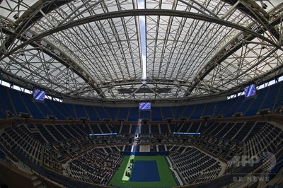 全米op会場に開閉式の屋根完成 式典ではトラブルも 写真7枚 国際ニュース Afpbb News 全米op会場に開閉式の屋根完成 式典ではトラブルも 写真7枚 国際ニュース Afpbb News