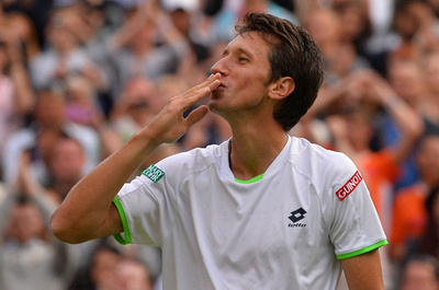 大金星のスタホフスキ「2人のフェデラーに勝った」