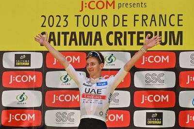 ポガチャルがさいたまクリテリウム優勝 クスとの一騎打ち制す