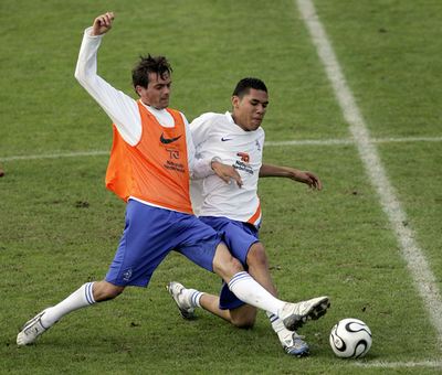 ＜06サッカーW杯＞オランダ代表 紅白戦を行う - スイス