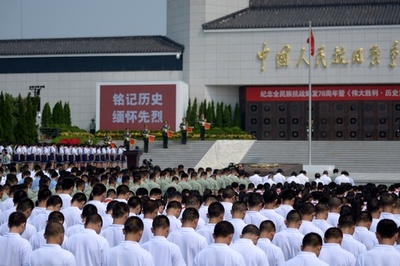 盧溝橋事件78年で式典、「政治利用」との指摘も 中国