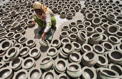 パキスタンの陶工たち