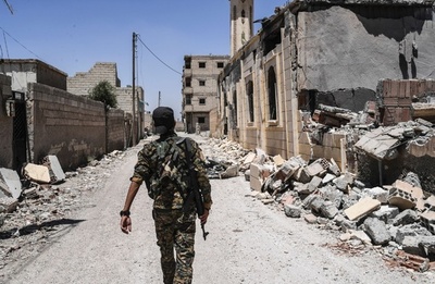 IS「首都」ラッカ市内に米軍部隊、奪還作戦を支援