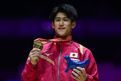 橋本大輝が男子個人総合V、谷川航が銅 世界体操