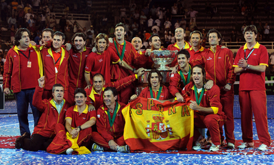 スペイン 通算3度目のデビスカップ制覇