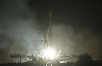 露宇宙船ソユーズ、打ち上げ成功 カザフスタン