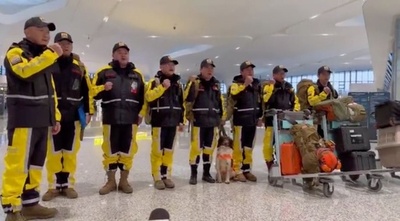 中国の民間救援隊がトルコへ