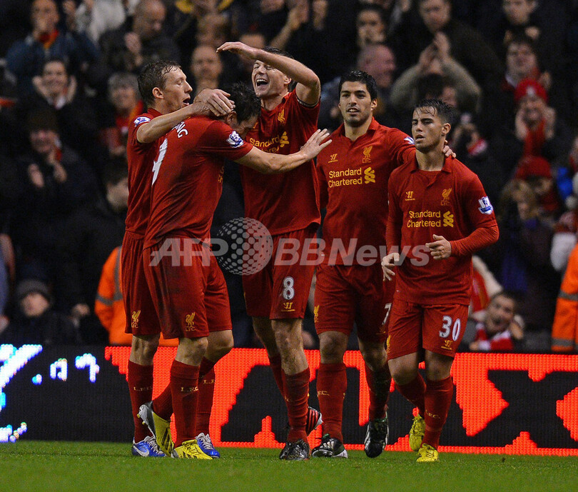 リバプール、ダウニングの活躍でフラムに圧勝