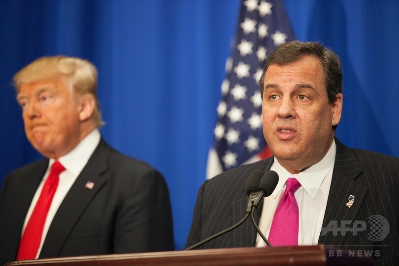 米大統領選、元候補クリスティー氏がトランプ氏支持を表明 