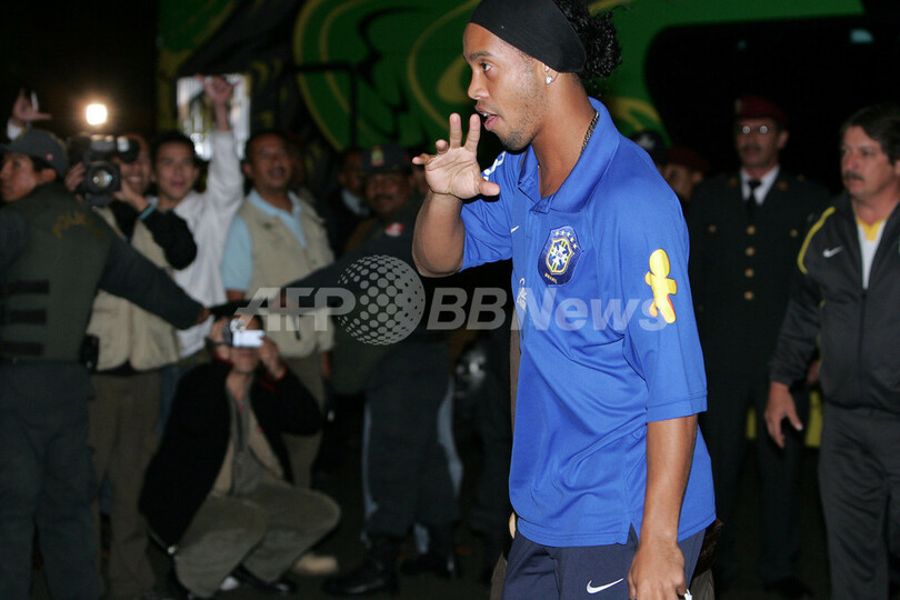 ブラジル代表 リマのホテルに到着