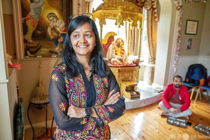 ウクライナから避難 北アイルランドのヒンズー教一派の島