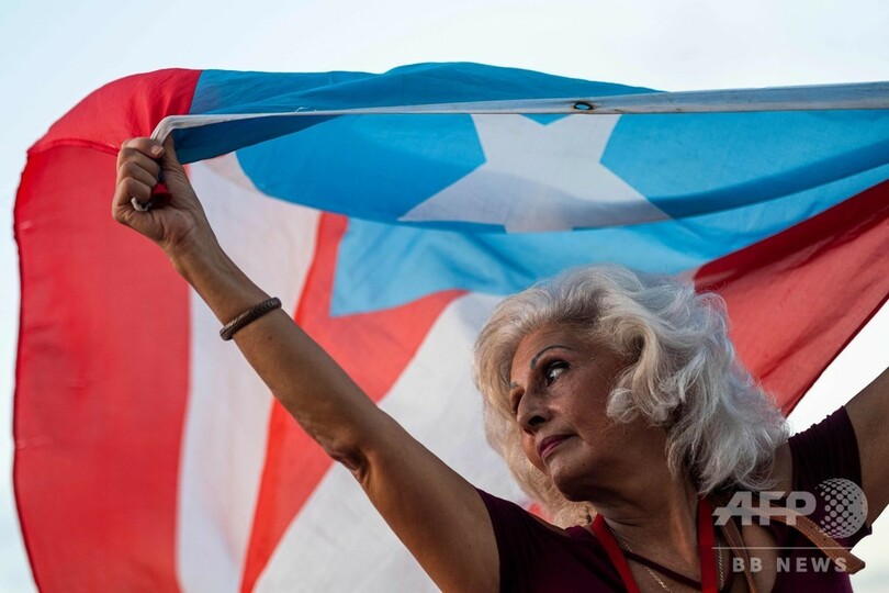 ハリケーン来襲時の救援物資放置…地震被災者ら怒り プエルトリコ