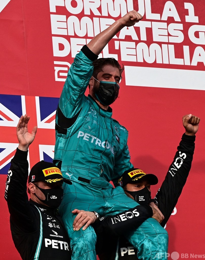 ハミルトンがエミリアロマーニャGP優勝 チームは製造部門V7