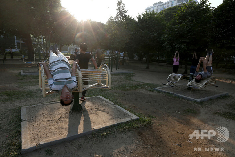 【今日の1枚】健康がテーマ、ここは大人の集う場所