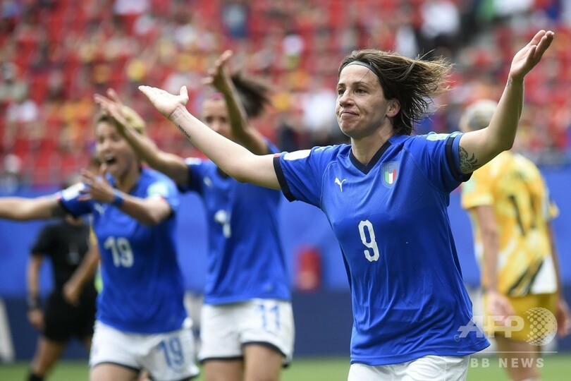 イタリアが豪に劇的逆転勝ち、ボナンセアが2得点 女子W杯