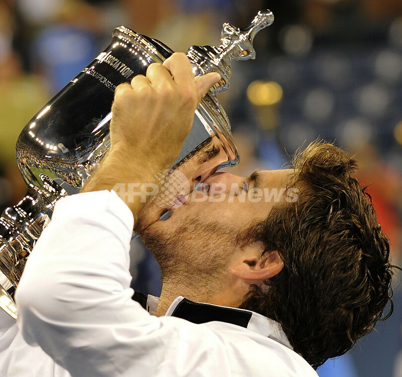 デルポトロ フェデラーを下し初優勝、全米オープンテニス